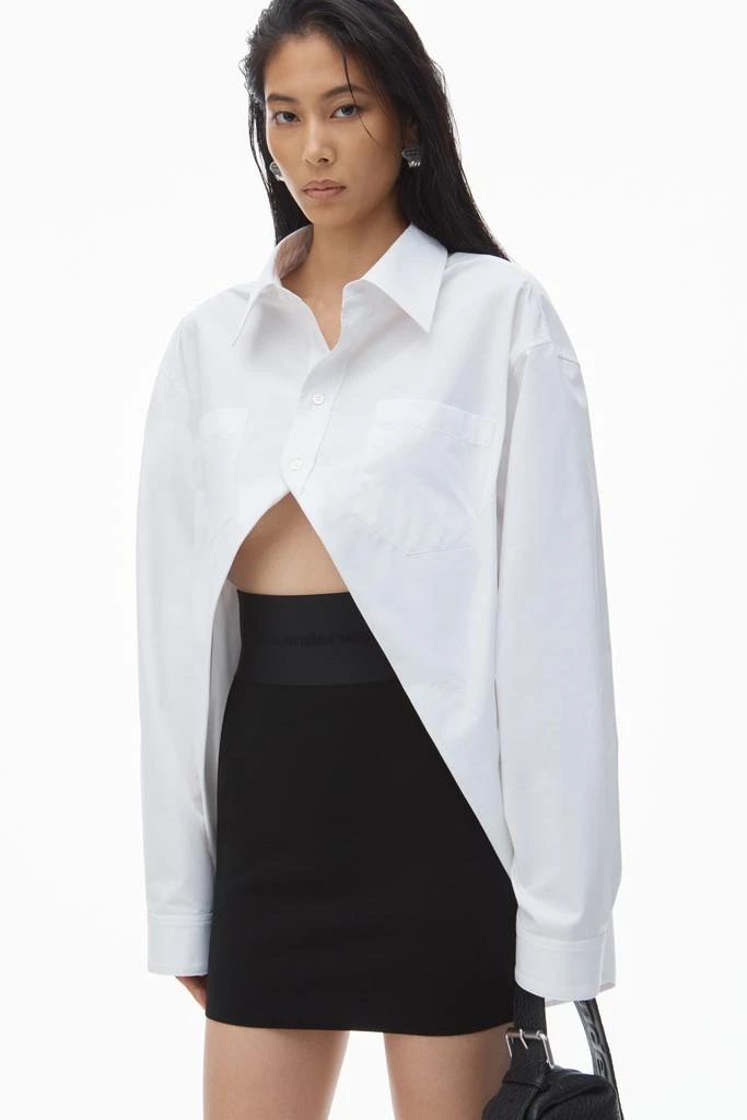 Alexander Wang Miniskirt with Logo Elastic 5
