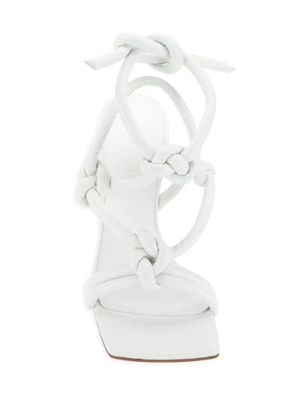 Bottega Veneta Knotted Leather Sandals 5