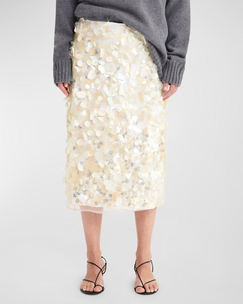 Rohe Embellished Organza Skirt