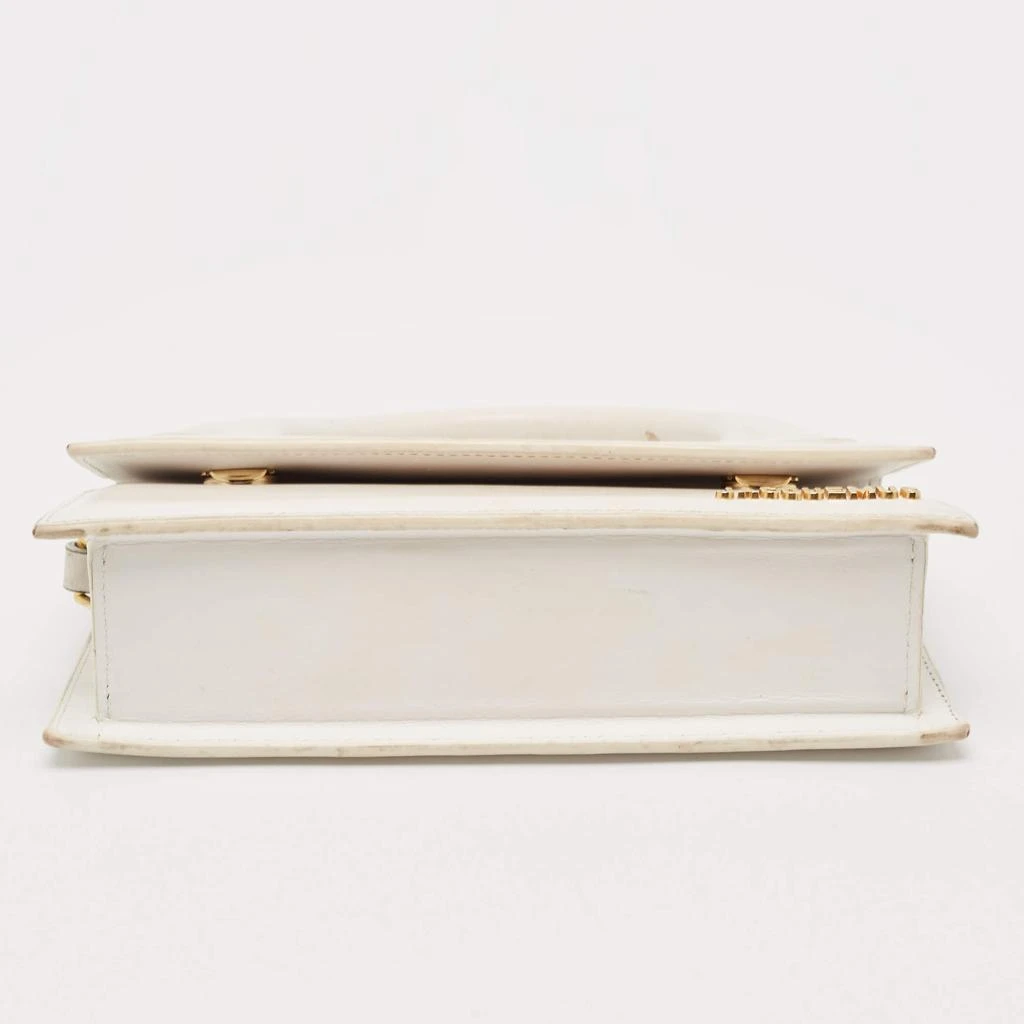 Jacquemus Jacquemus White Leather Long Le Chiquito Top Handle Bag 6