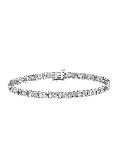 Effy 1/5 ct. t.w. Diamond Bracelet in Sterling Silver