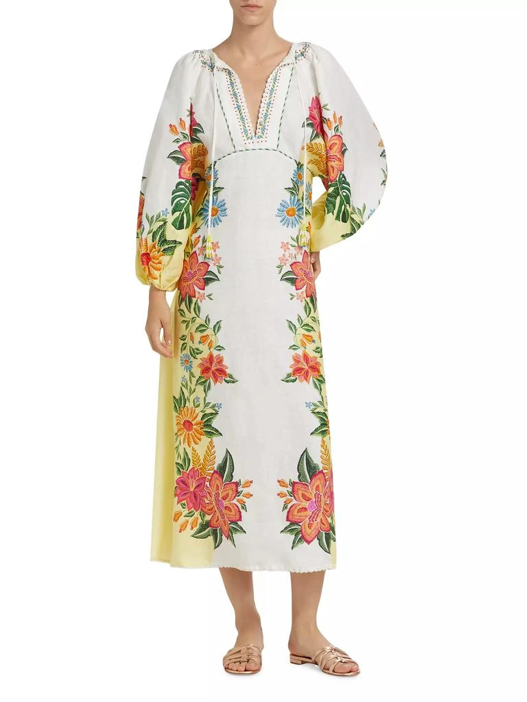 Farm Rio Bloom Garden Midi Dress 2