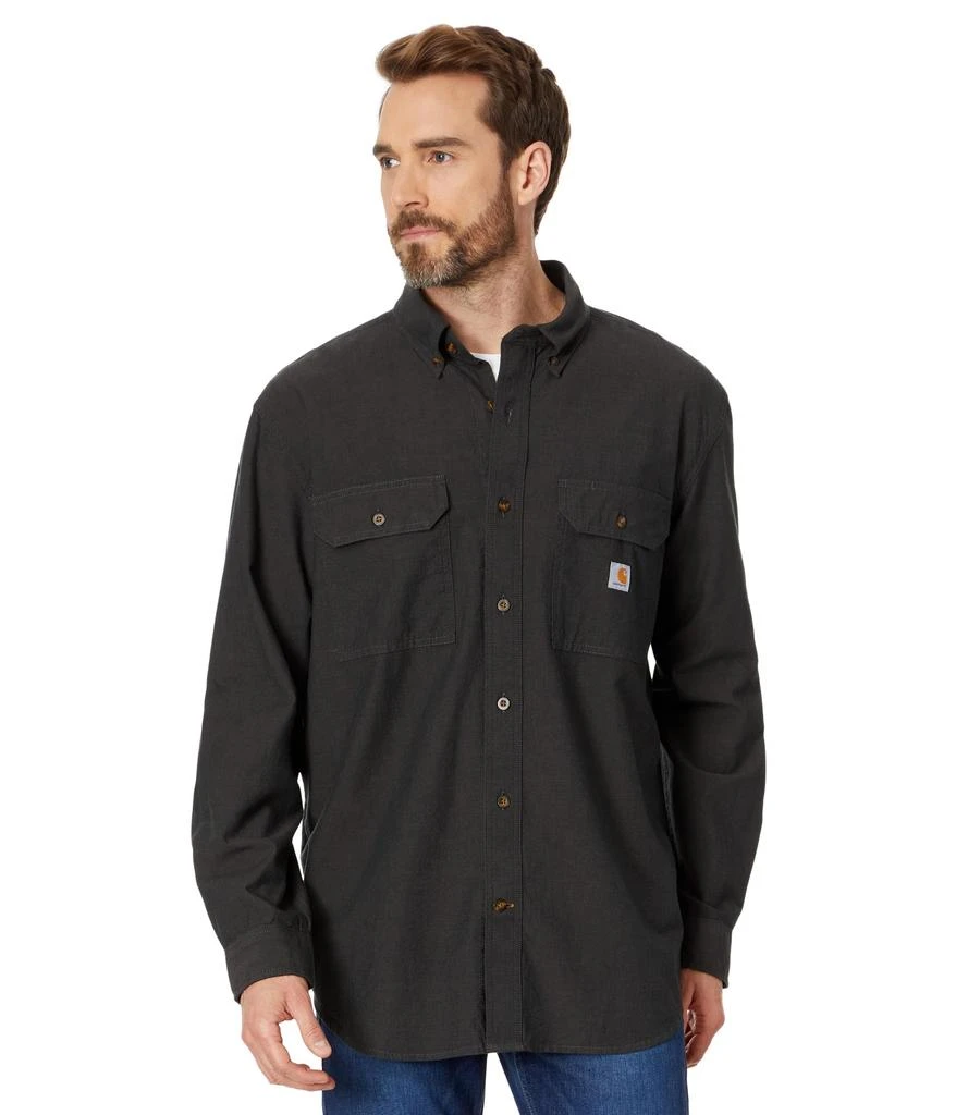 Carhartt Loose Fit Midweight Chambray Long Sleeve Shirt 1