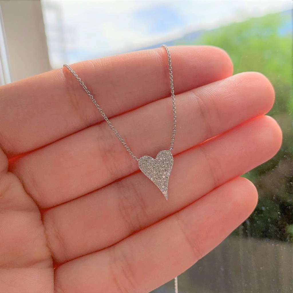 Sabrina Designs 14k Gold & Diamond Heart Necklace 2