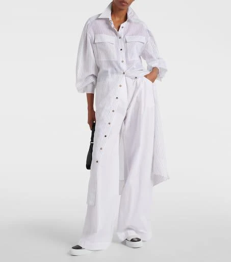 Brunello Cucinelli Monili canvas slip-on shoes 2