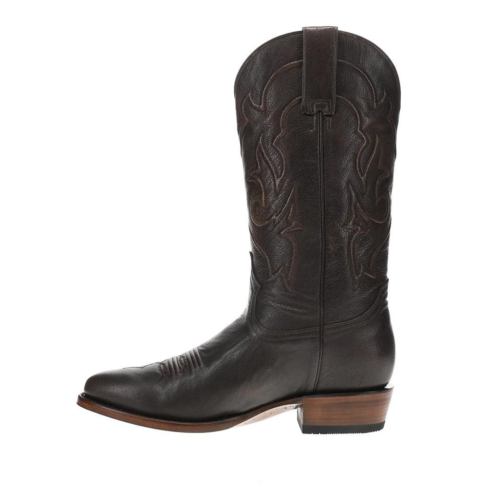 STETSON Carlisle Embroidered Round Toe Pull On Cowboy Boots 3