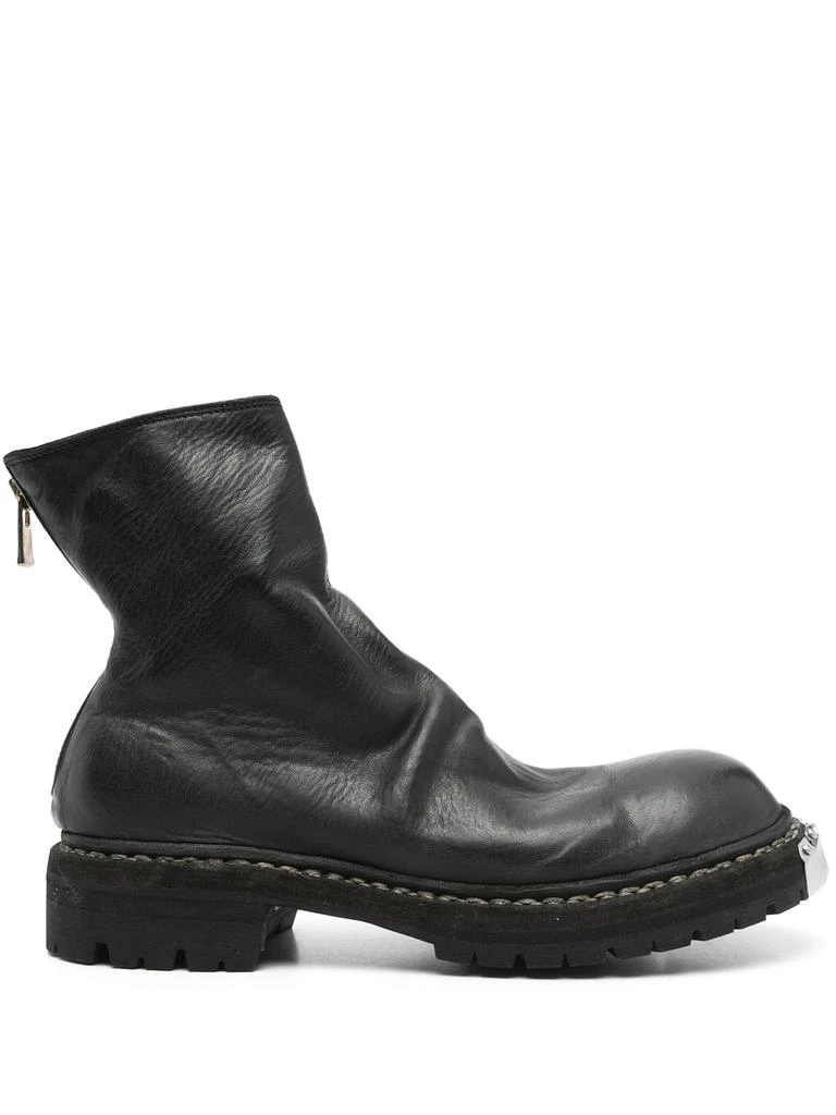 guidi Back Zip Big Daddy Boot Blkt-Black 41-IT - Boots - BeyondStyle