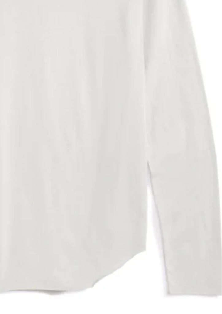Frank & Eileen Women's Long Sleeve Crew Neck Tee In Vintage White 2