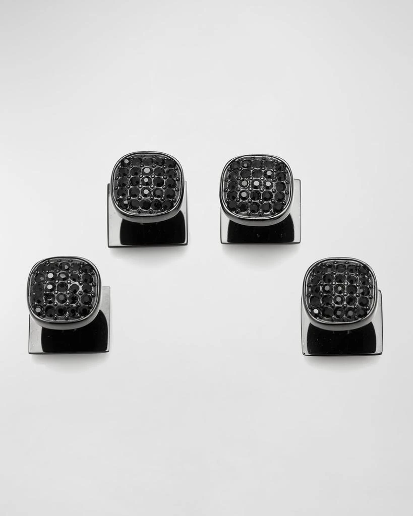 Cufflinks Inc. Pave Crystal Cuff Link Stud Set 3