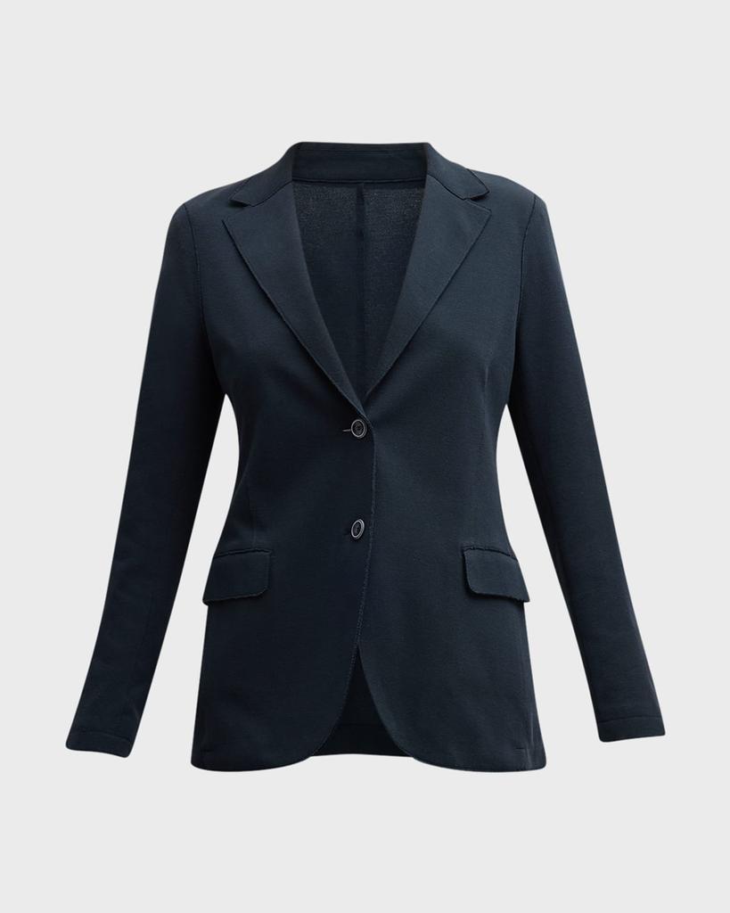 Eleventy Double-Vented Single-Breasted Blazer