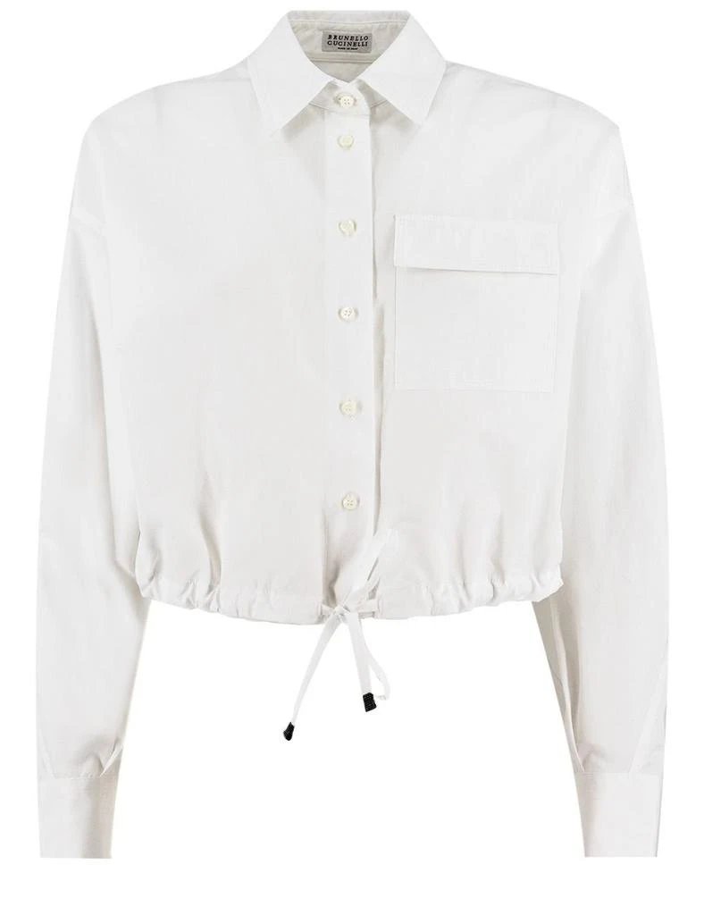 Brunello Cucinelli Brunello Cucinelli Drawstring Hem Top 1