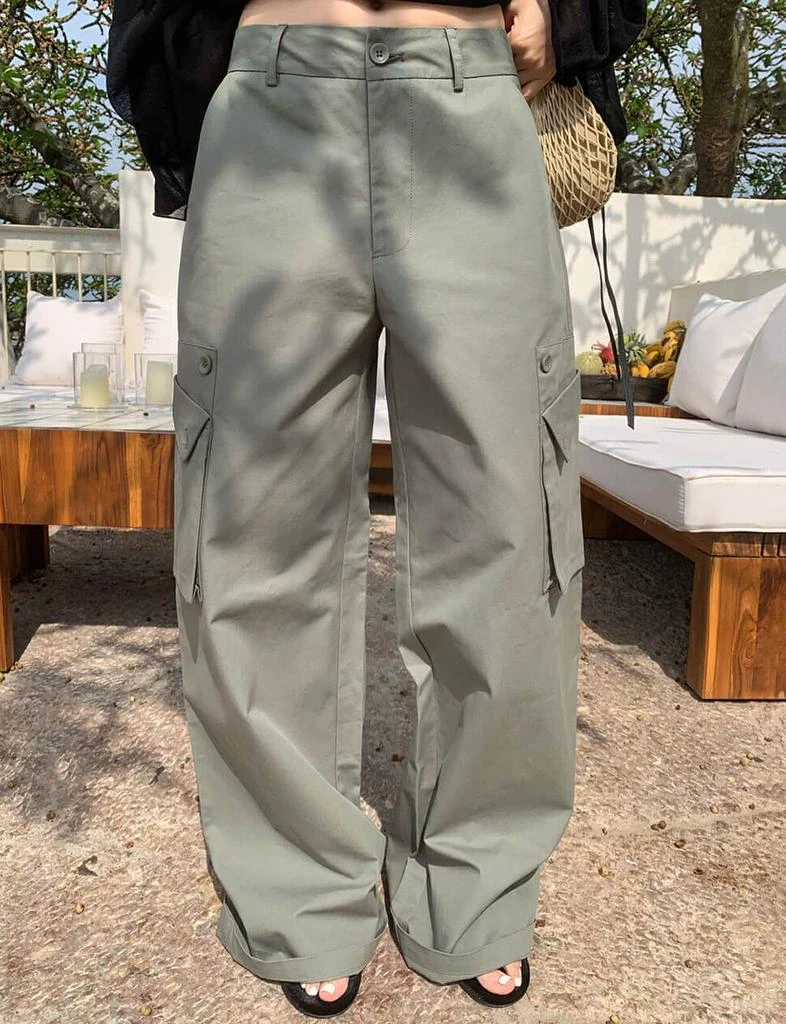 Pixie Market Khaki Cargo Pants -PREORDER 6