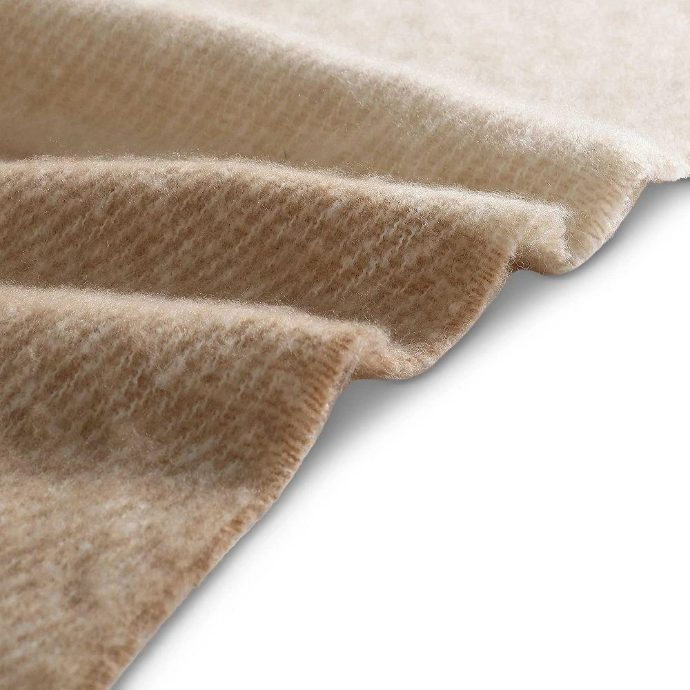 Calvin Klein Mohair Ombré Yarn Dyed Throw Blanket, 70"L x 50"W 4
