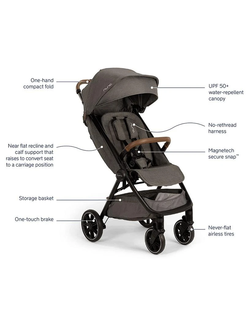 Nuna TRVL LX Stroller & PIPA Urbn Infant Car Seat Travel System 3