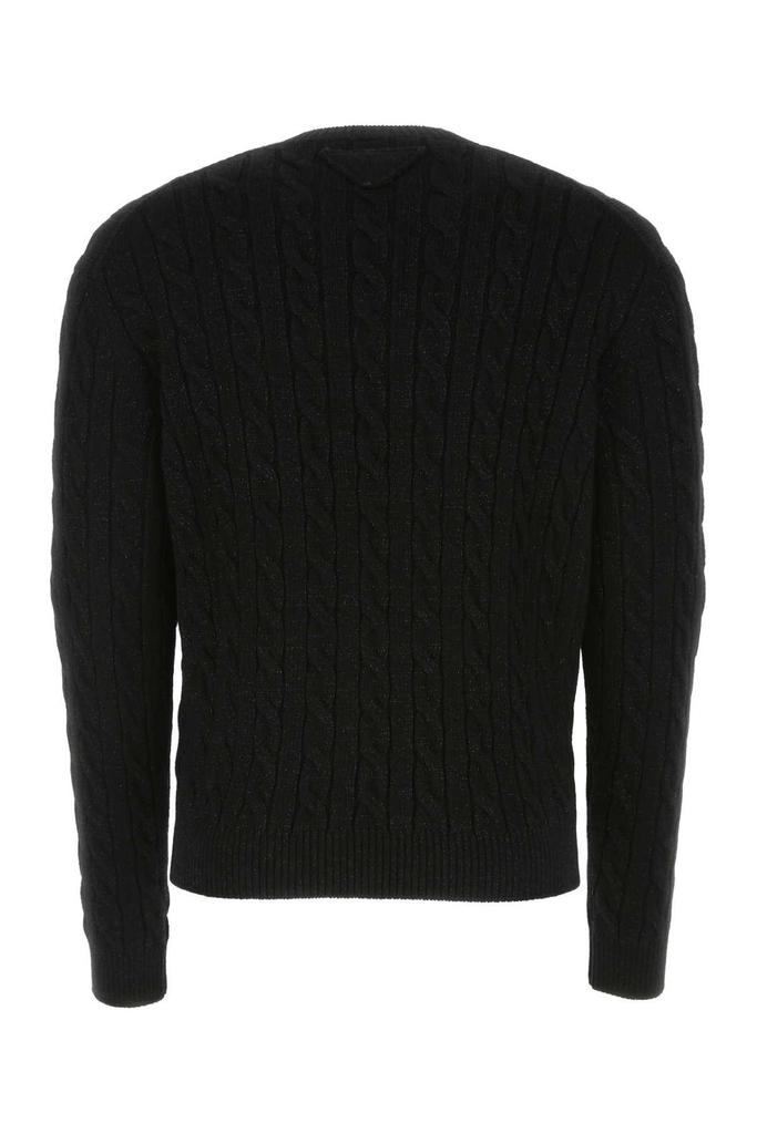 Prada Cable-Knit Crewneck Sweater – On Sale Now with Up to 43% Off