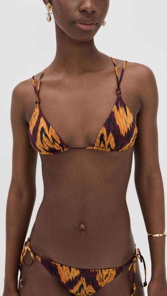 Ulla Johnson Kianna String Tringle Bikini Top