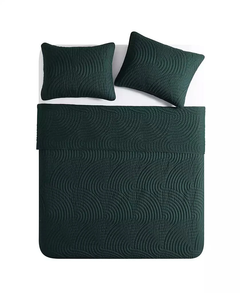 VCNY Home Sands 3-Piece Curved Quilt Set 3