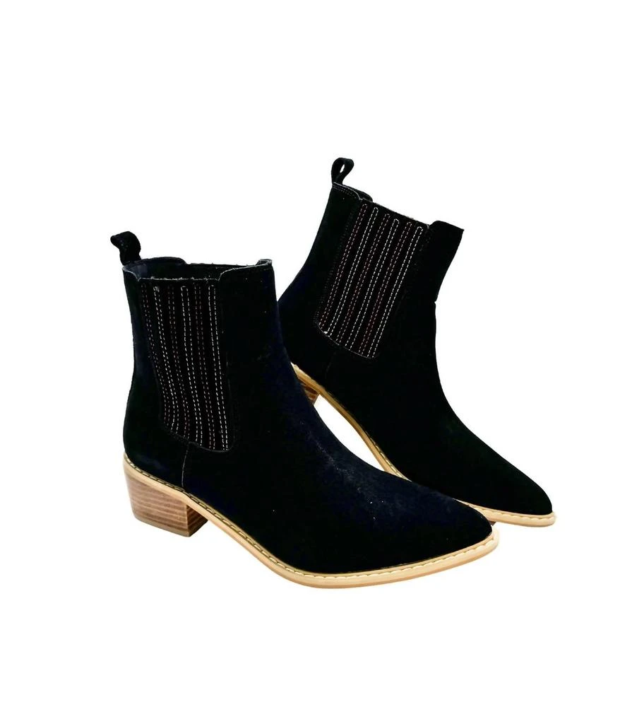 Naughty Monkey Naughty Monkey - Women's Lenor Block Heel Ankle Boots 1