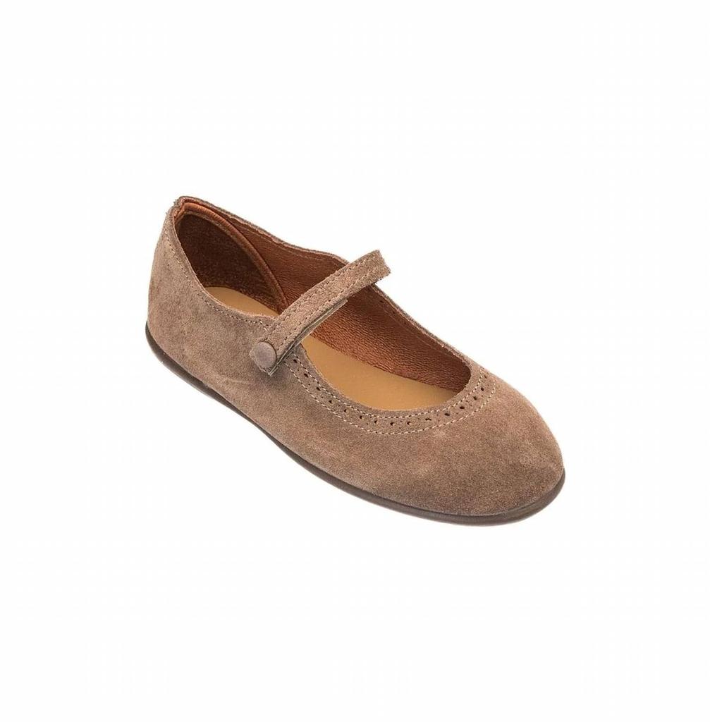 Elephantito Elephantito - Girl's Mary Jane Suede Shoes