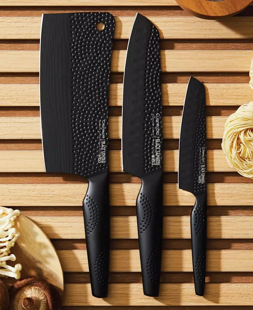 Cuisine::pro® iD3® BLACK SAMURAI® Ultimate Steel 3 Piece Knife Set 2