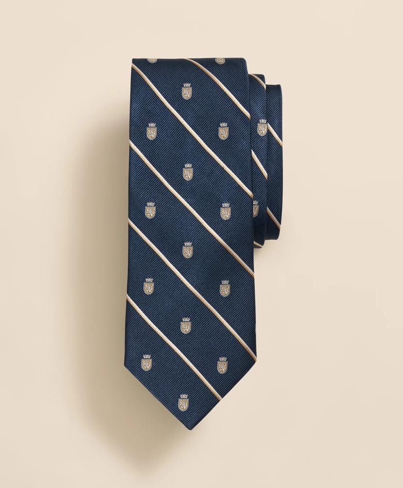 Brooks Brothers Silk Sidewheeler Striped Tie