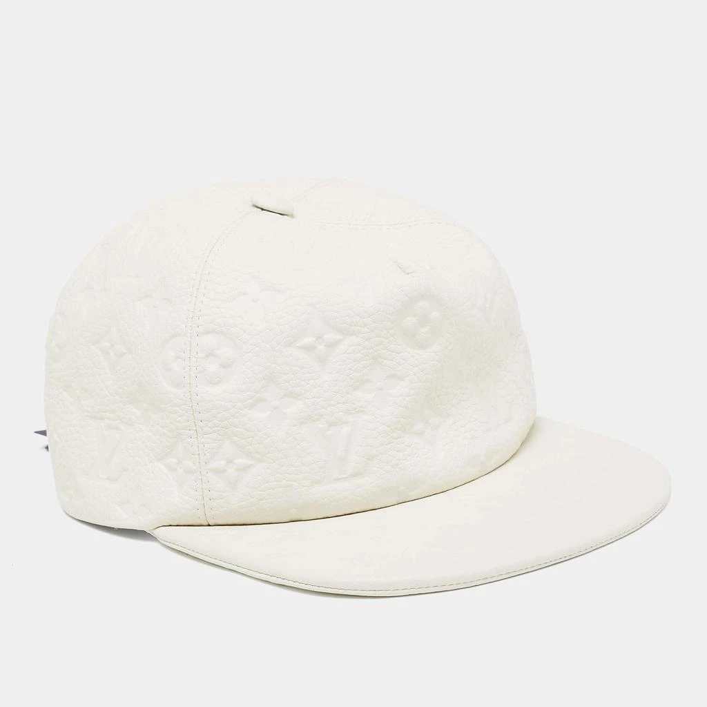 Louis Vuitton Louis Vuitton X Virgil Abloh Limited Edition White Casquette Monogram Quill Baseball Cap One Size 1