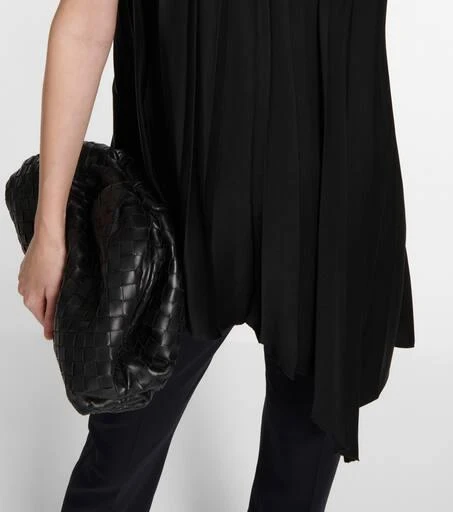 Joseph Pleated asymmetric satin top 5