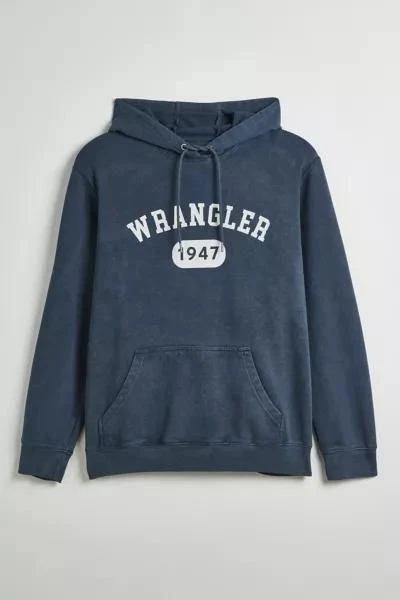 Wrangler Wrangler Logo Graphic Relaxed Fit Hoodie Sweatshirt 1