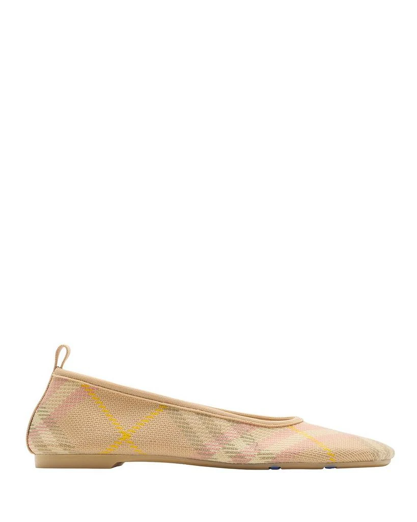 Burberry Women's Check Knit Baby Ballet Flats 1