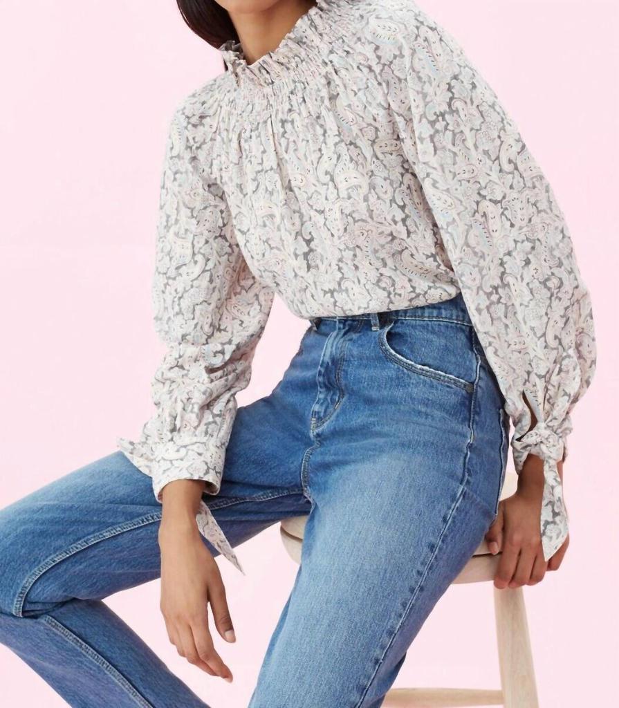 Rebecca Taylor Rebecca Taylor - Paisley Print Smocked Boho Top