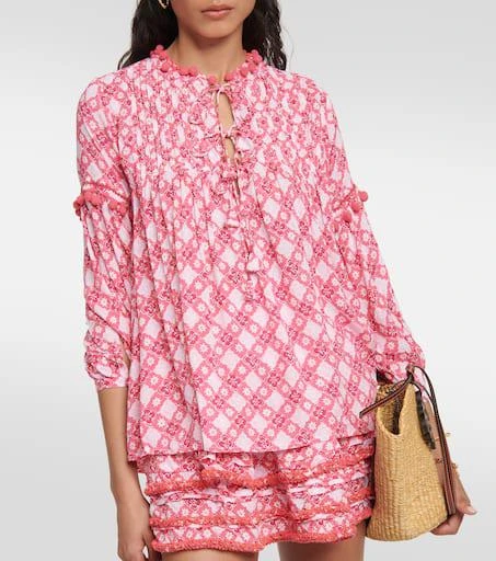 Poupette St Barth Clara printed blouse 5