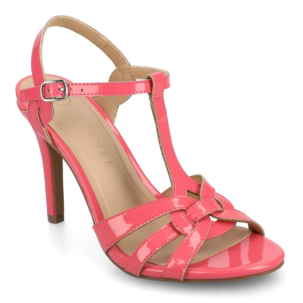 JOURNEE Women's Valry Medium and Wide Width Dress Sandals 7