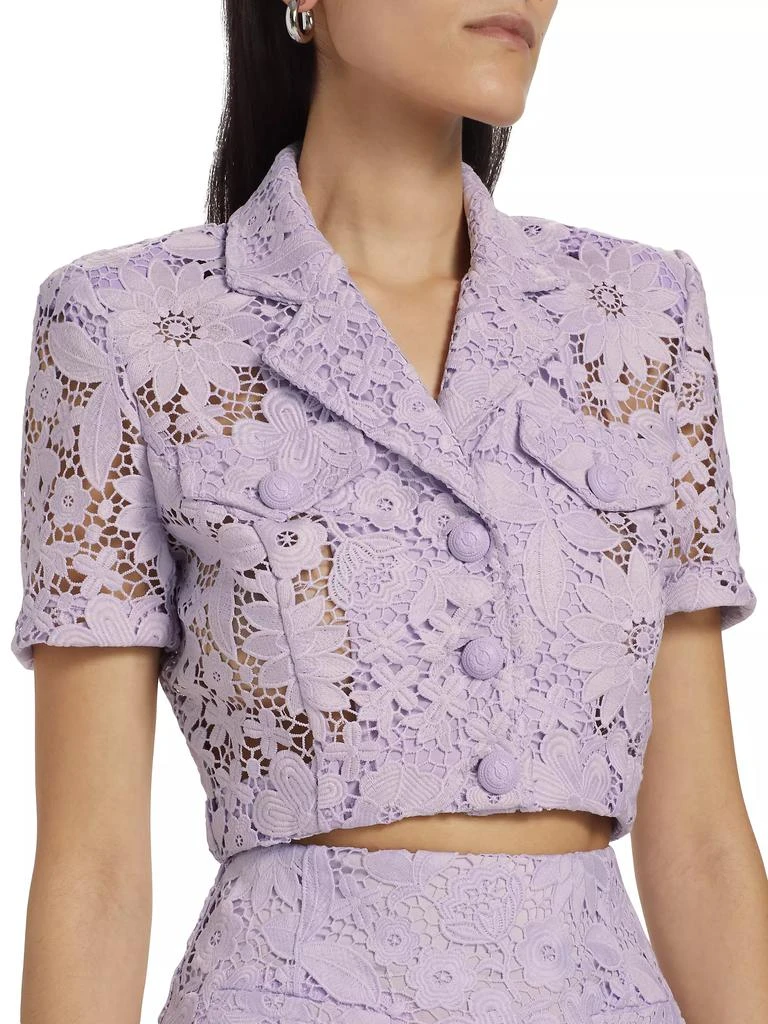Generation Love Noah Lace Crop Blazer 6