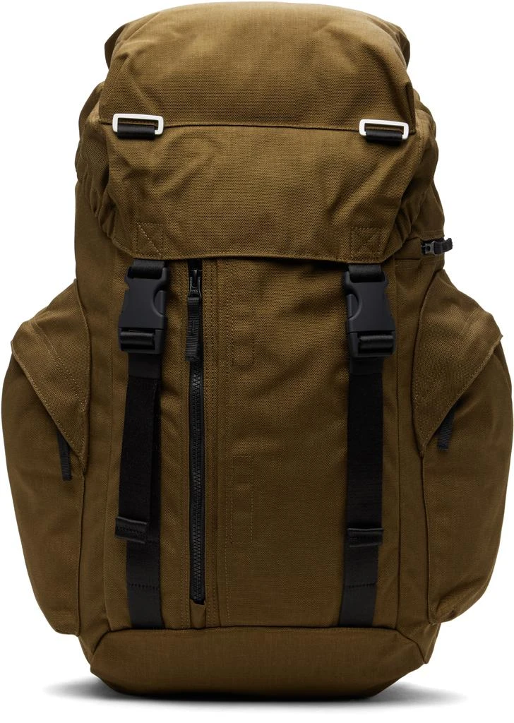 Stone Island Tan Resin Treated Cordura 1500 Backpack 1