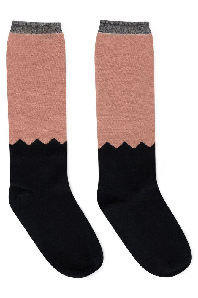 RED Valentino REDValentino Color-Blocked Knitted Socks