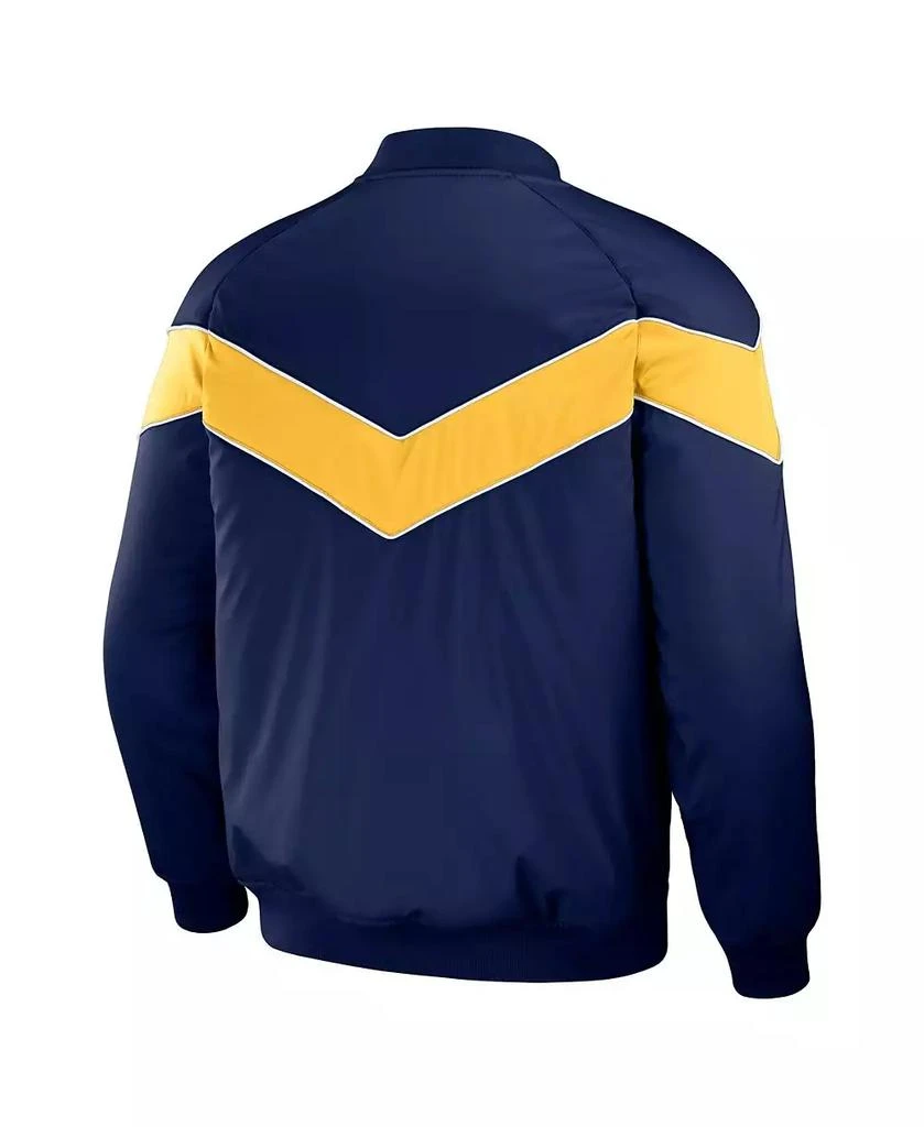 Fanatics Men's Darius Rucker Collection By Navy Milwaukee Brewers Baseball Raglan Full-Snap Jacket 2
