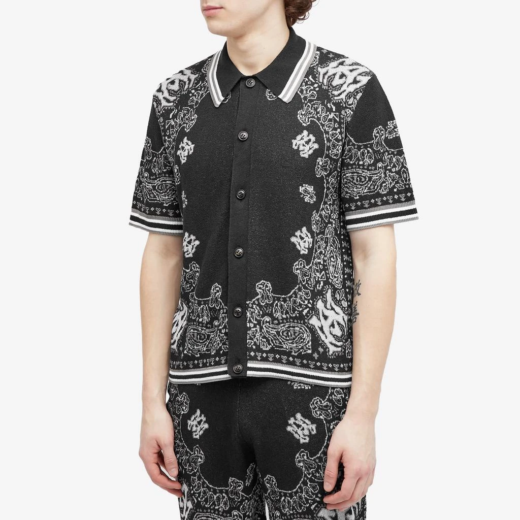 AMIRI AMIRI Bandana Knitted Polo Shirt 2