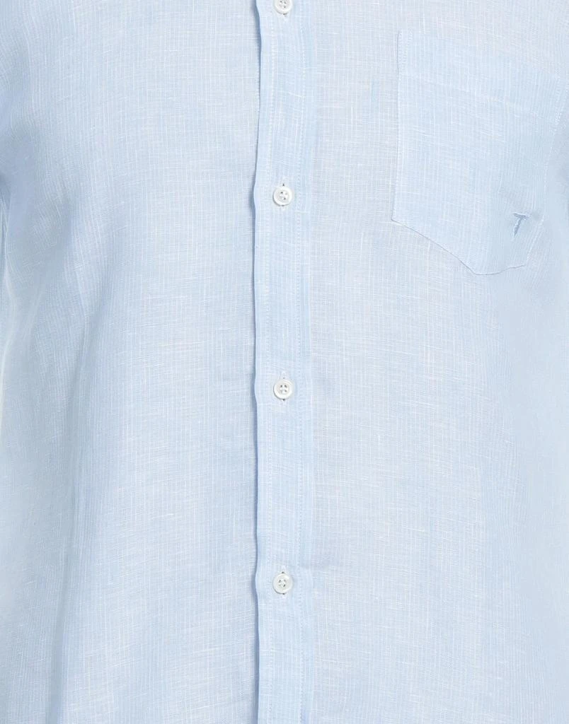 TRUSSARDI JEANS Linen shirt 4