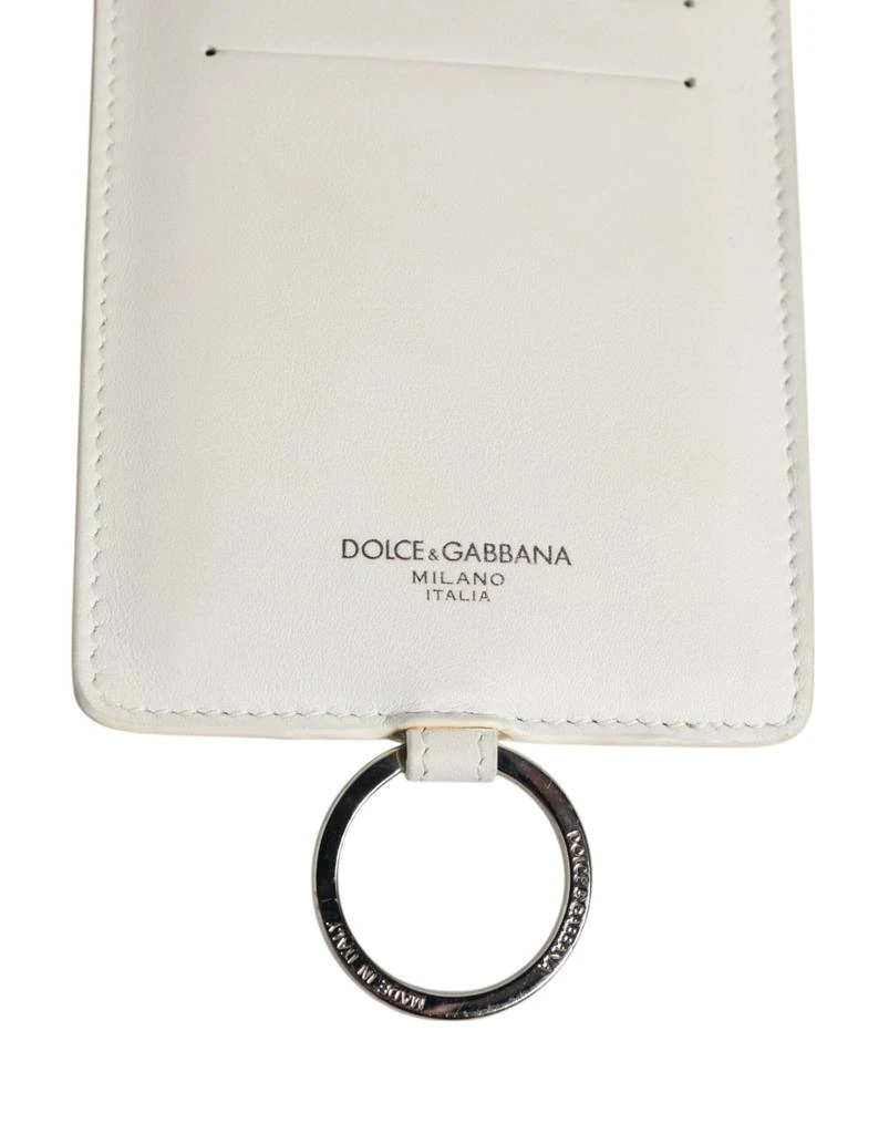 Dolce 
Gabbana Calf Leather Lanyard Logo Card Holder Men Men
s Wallet 2