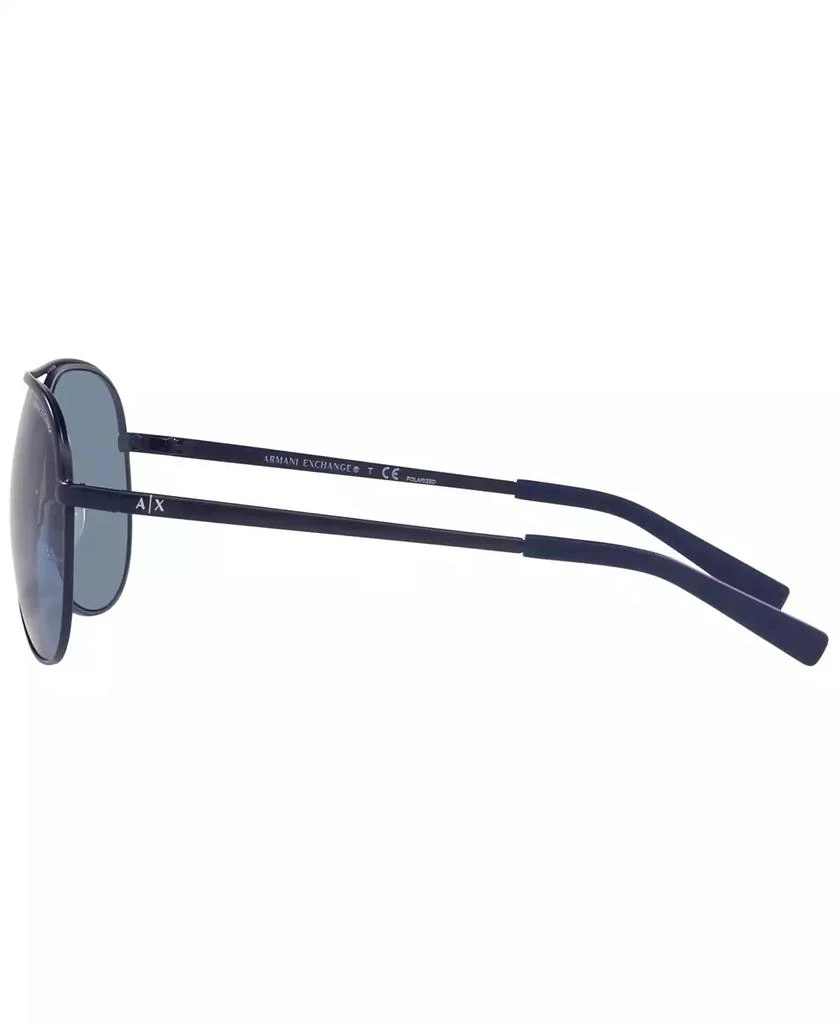 Armani Exchange Unisex Polarized Sunglasses, AX2002 61 2