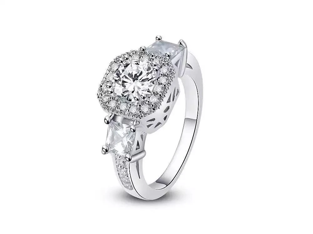 Hollywood Sensation Cubic Zirconia Rings-  "Exotic Crystal Ring" 2