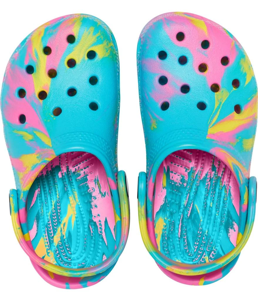 Crocs Classic Marbled Tie-Dye Clog (Toddler) 2