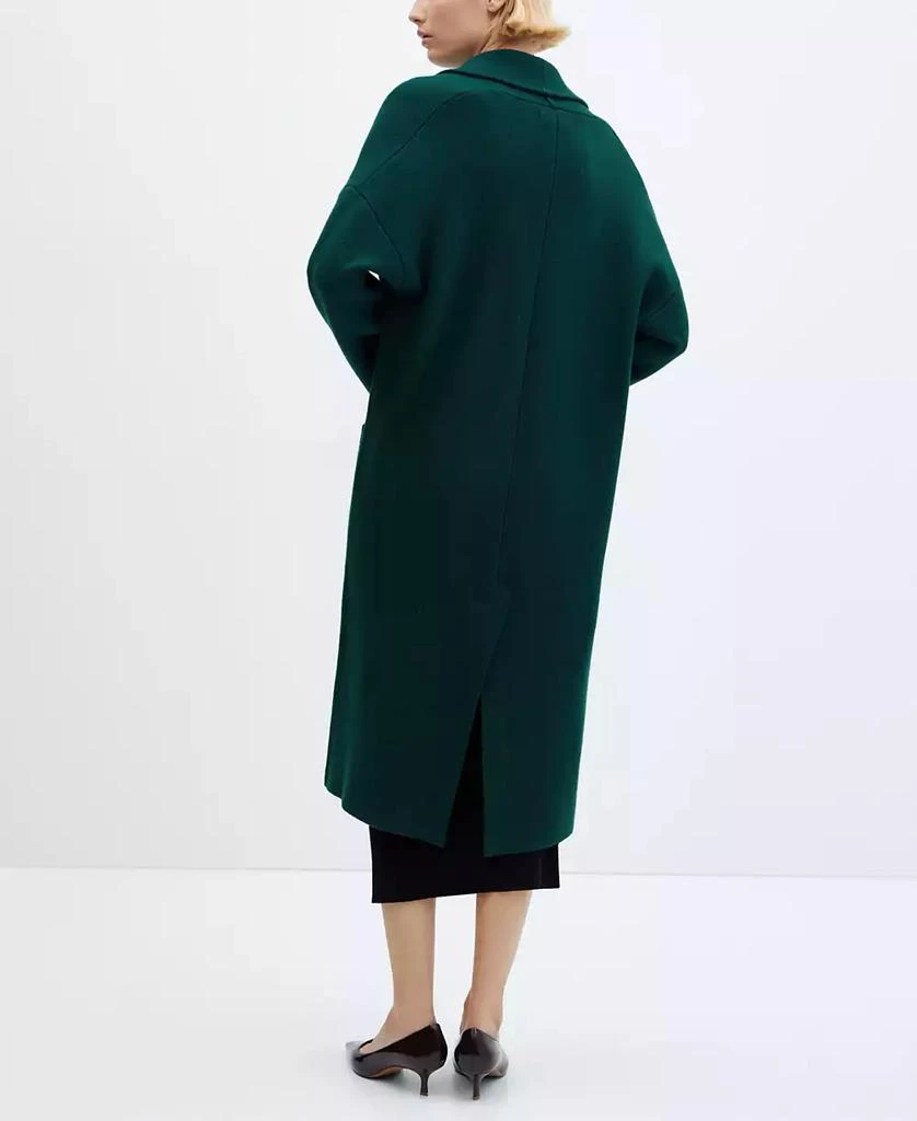 Mango Women's Pockets Detail Oversized Knitted Coat 2