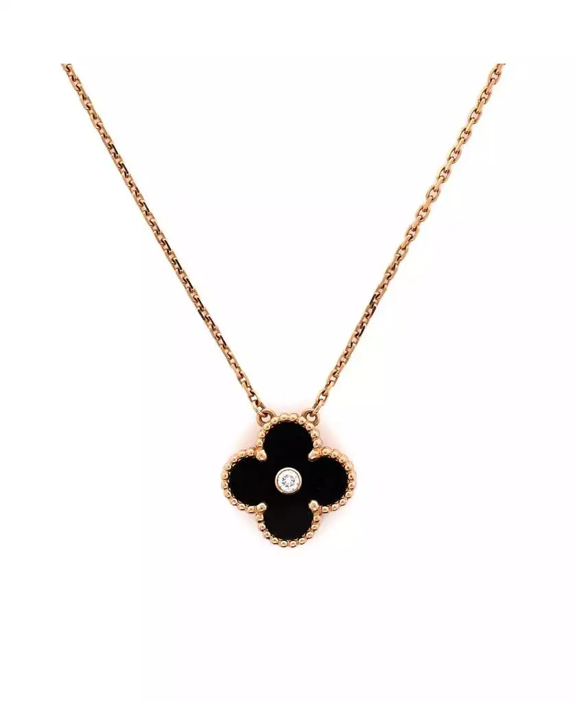 Pre-Owned Van Cleef & Arpels Vintage Alhambra Pendant Necklace