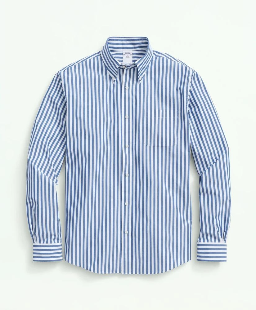 Brooks Brothers Friday Shirt, Poplin Butcher Striped 1