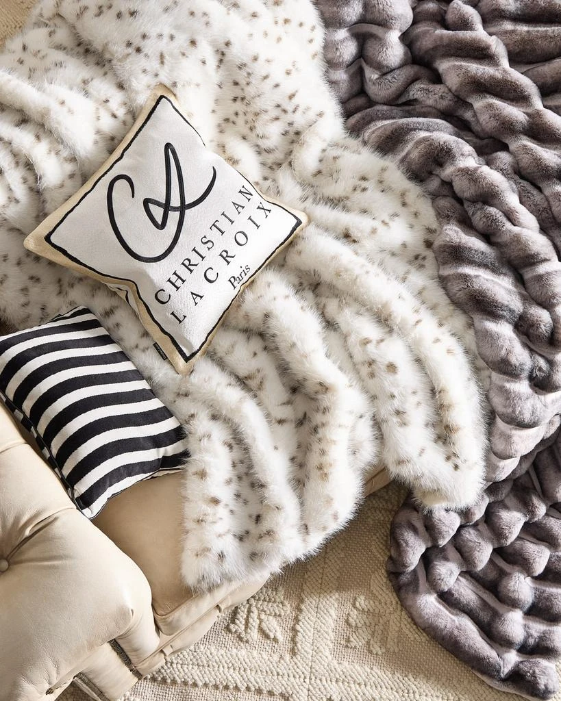 Christian Lacroix Guapa Embroidered Pillow, 16" Square 2