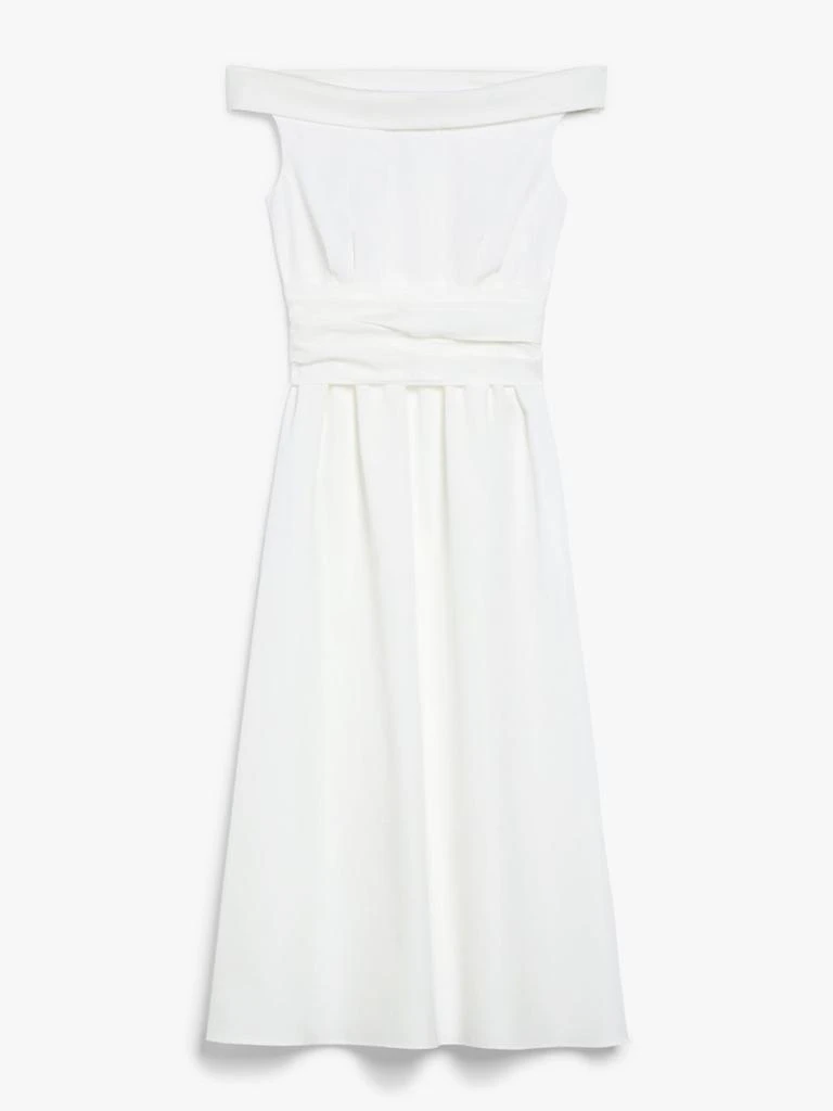 Weekend Max Mara Off-the-shoulder poplin dress 4