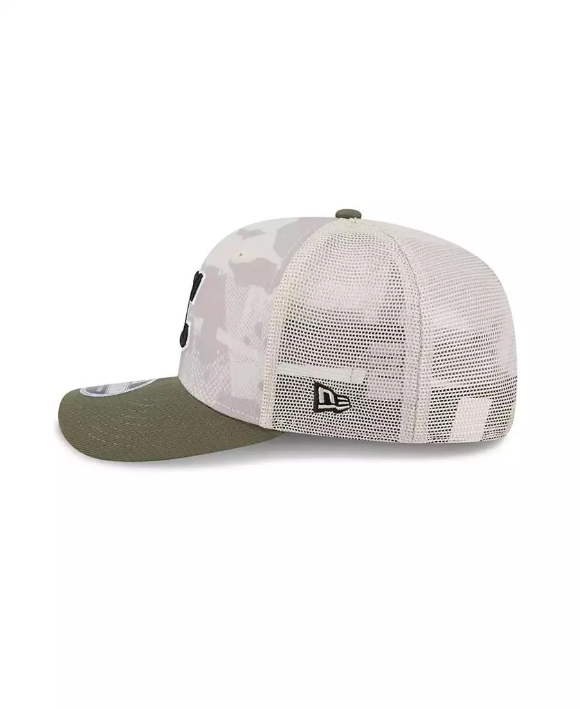 New Era Men's Light Beige/Olive Cleveland Guardians 2025 Armed Forces Day 9SEVENTY Adjustable Hat 4