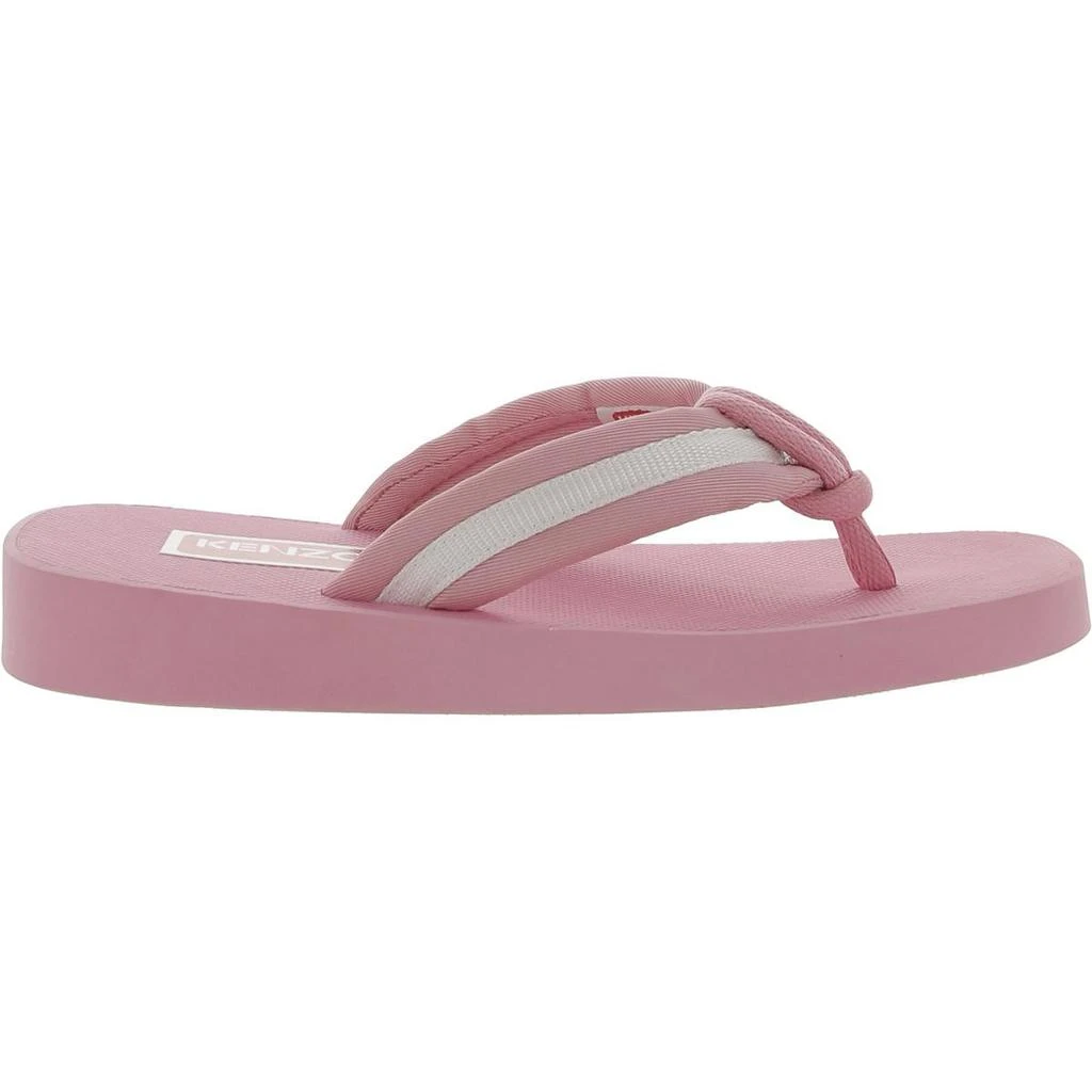 Kenzo Womens Striped Platform Thong Sandals 2