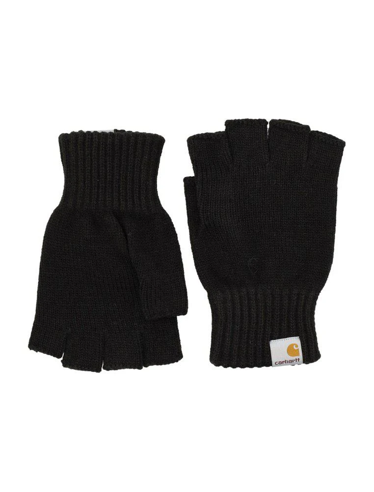 Carhartt WIP Carhartt WIP Logo Fingerless Knit Gloves
